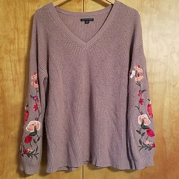 American Eagle Outfitters Tops - SOLD Purple AEO Sweater